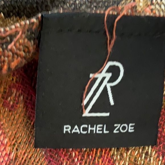 RACHEL ZOE ZIG ZAG PATTERN SCARF NWOT - Picture 3 of 6